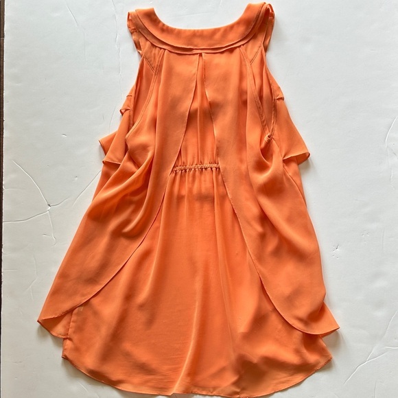 Tasha Polizzi Orange Layered Tank Top size S - Picture 2 of 7